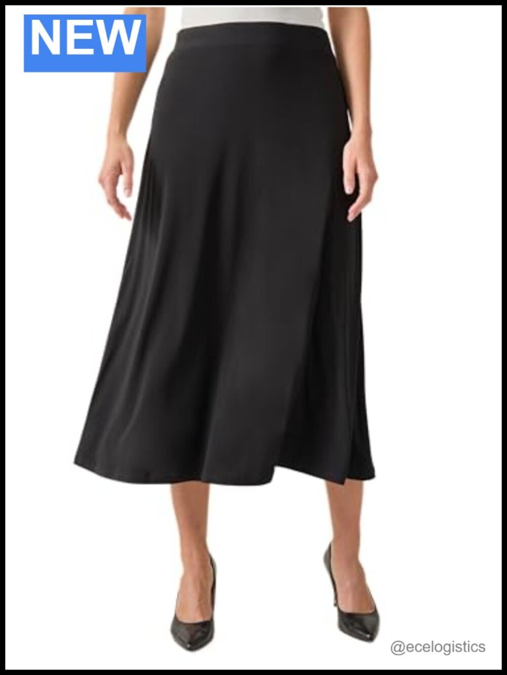 Kasper Pull On A-Line Maxi Skirt Polyester Elastane Casual Wedding